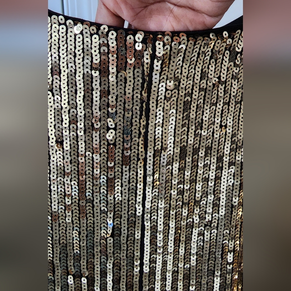 FashionNova gold sequin dress - Picture 8 of 14